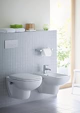 Duravit D-Code Compact Soft Close Toilet Seat Urea Thermoset White Stainless view 5