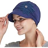 Bamboo Fashion Hat for Woman Daily Use with Brim Visor, Hats for Cancer Chemo Patients Women