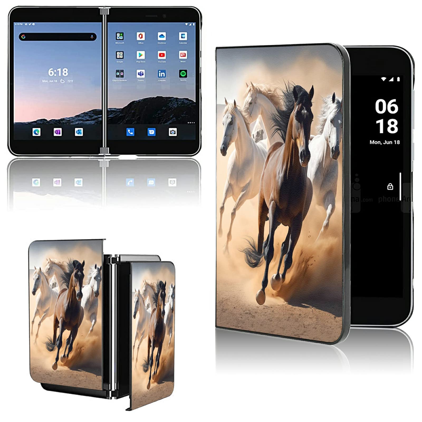 AIRWEE Case for Microsoft Surface Duo Case,Surface