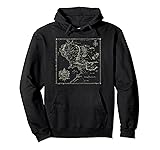 Lord of the Rings Map of Middle Earth Pullover Hoodie