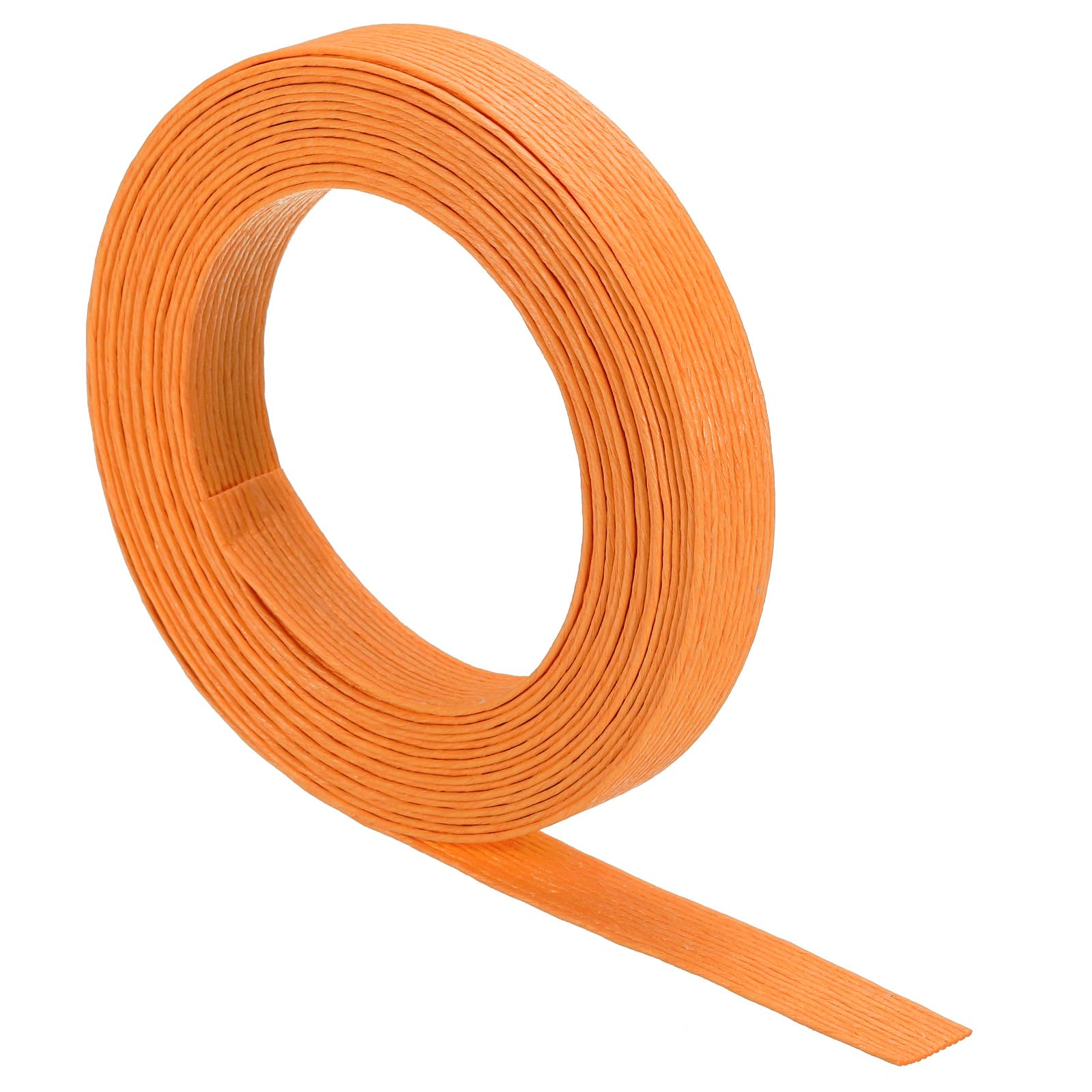 PATIKIL 5.4 Yards x 0.6" Paper Rattan Weaving Cane, 12-Ply Paper Rattan Weave Basket Weaving Supplies for DIY Rattan Woven Making, Orange