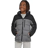 Eddie Bauer Boys' Classic Heavyweight Faux Fur Lined Hooded Insulated Down Jacket