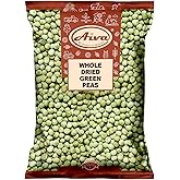 Aiva Dried Green Peas Whole (Marrowfat Peas, Vatana, Matar) 4 LB Bulk&ndash; Premium Whole Green Peas for Soups, Curries, and Stews