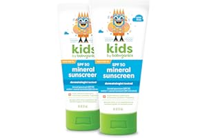 Babyganics SPF 50 Kids Sunscreen Lotion | UVA UVB Protection | Octinoxate & Oxybenzone Free | Water & Sweat Resistant, 6 Fl Oz (Pack of 2)