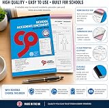 Cherry Printers Carbonless NCR School Accident Book A5 50 Sets 2 Pack view 7