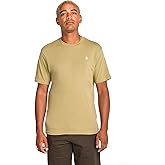 Volcom Mens Circle Stone Organic Short Sleeve T-Shirt – Soft Cotton Crewneck with Logo Graphic