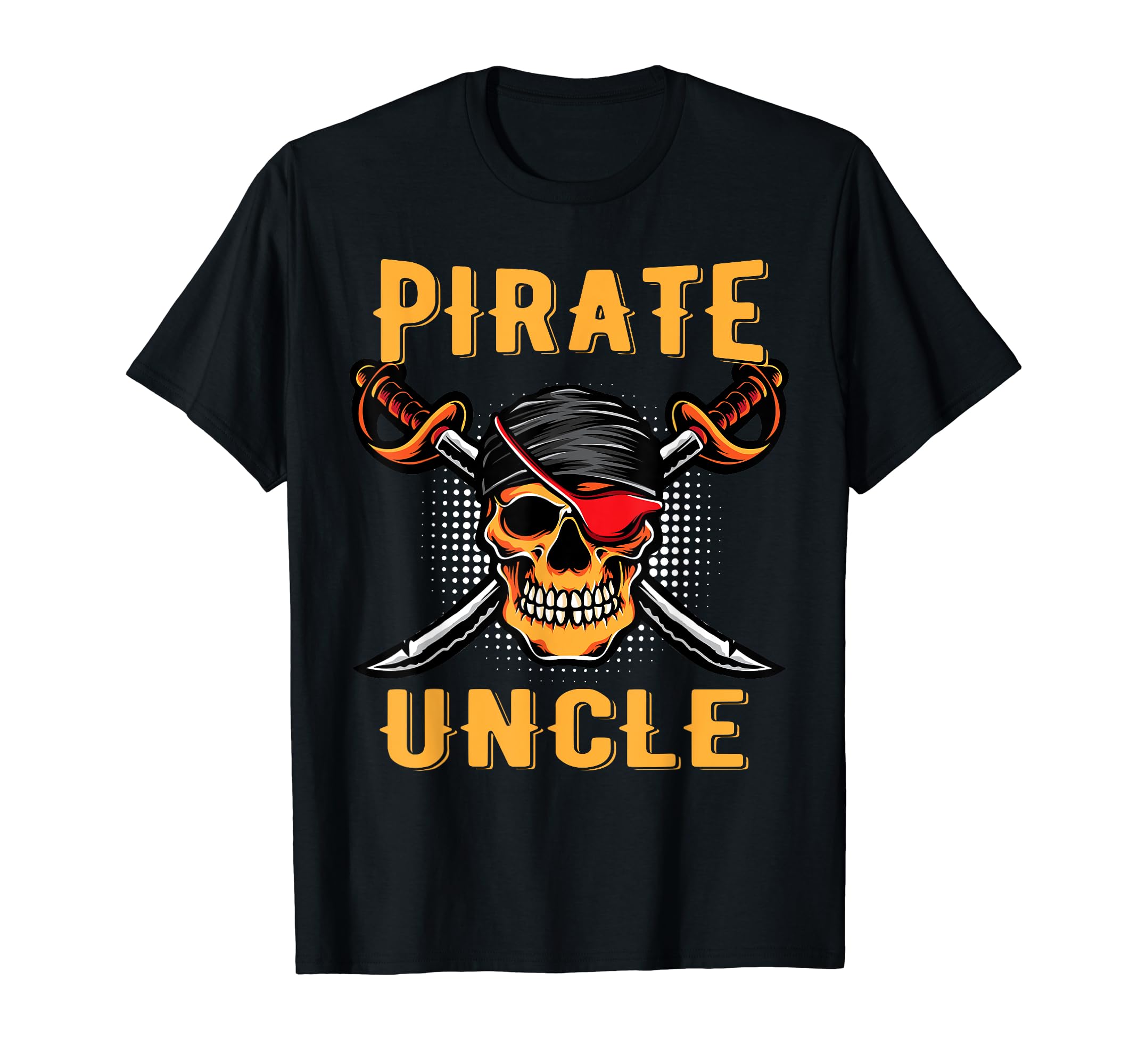Pirate Uncle Funny Halloween Costume T-Shirt