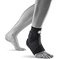 Bauerfeind Sports Ankle Support - Breathable Compression (All Black, Small/Left)