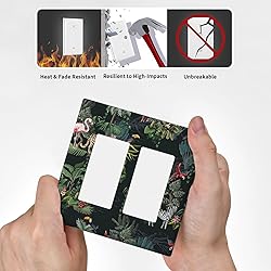 Spshian Decorative Switch Plate Covers Wild Jungle