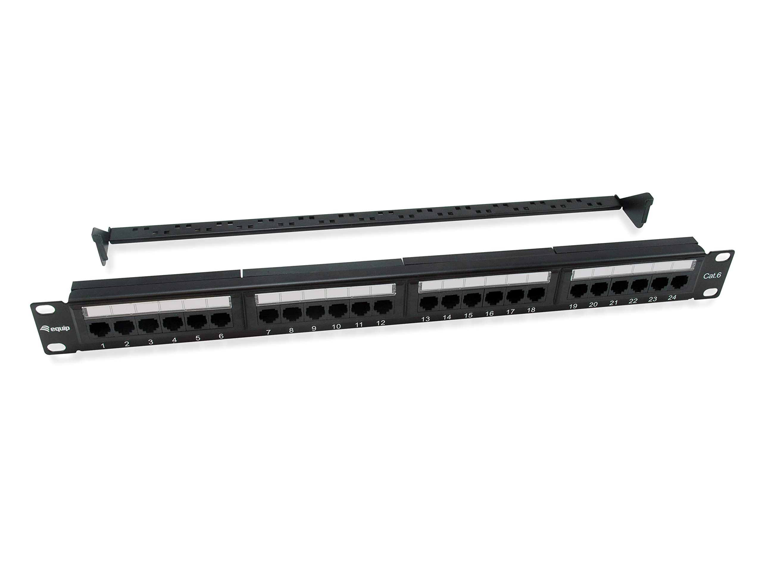 Equip 24-Port Cat.6 Unshielded Patch Panel