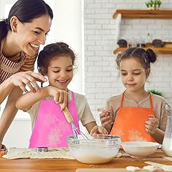 BOUBONI Kids Painting Aprons 12 Pieces 12 Colors
