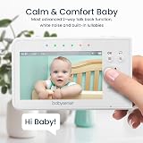 Babysense Video Baby Monitor with 2 Cameras 4.3 inch 480p Split Screen view 8
