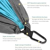 Glymnis Camping Hammock for 2 Persons Nylon Lightweight Portable with Straps view 3