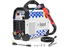 Reboot Plasma Cutter, 2025 Upgraded 60Amps Cutter Machine with 120/240V Dual Voltage DC Inverter IGBT 1/2 Inch Clean Cut for Beginners DIY and Small Business Projects
