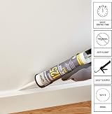 Sika Everbuild Everflex 125 One Hour White 300ml Cartridge 3 Pack view 2