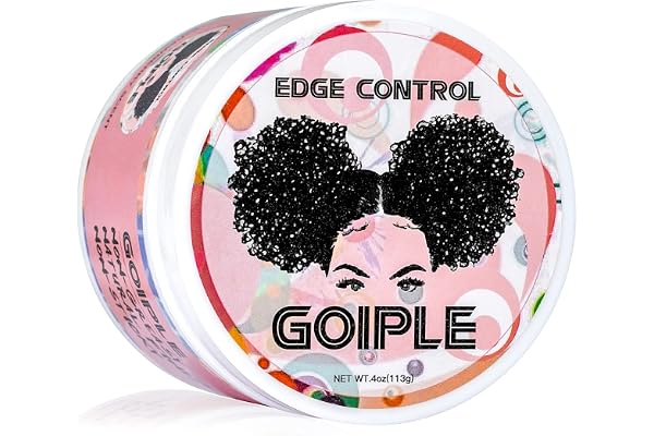 Goiple Edge Control Wax for Women Strong Hold Non-greasy, Edge Wax Styling Gel for Black Women Hair No Flaking, White Residue