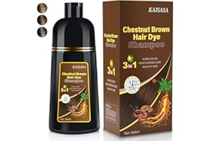 JIESSIA Hair Dye Shampoo Men and Women Instant Easy 3-in-1 Hair Dye Shampoo with Herbal Ingredients Ammonia-free Lasts 30 Days