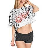 Calhoun NHL Surf & Skate Womens Oversize Drop Shoulder Crop T-Shirt – The Sunset Collection