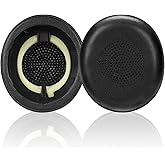 Replacement Ear Pads for Jabra Evolve2 65 (65MS 65UC USB)/Evolve2 40 (40UC 40MS USB)/Elite 45h On-Ear Wireless Headset, Headphones Ear Cushions, Headset Earpads, Ear Cups Cover. (Black)