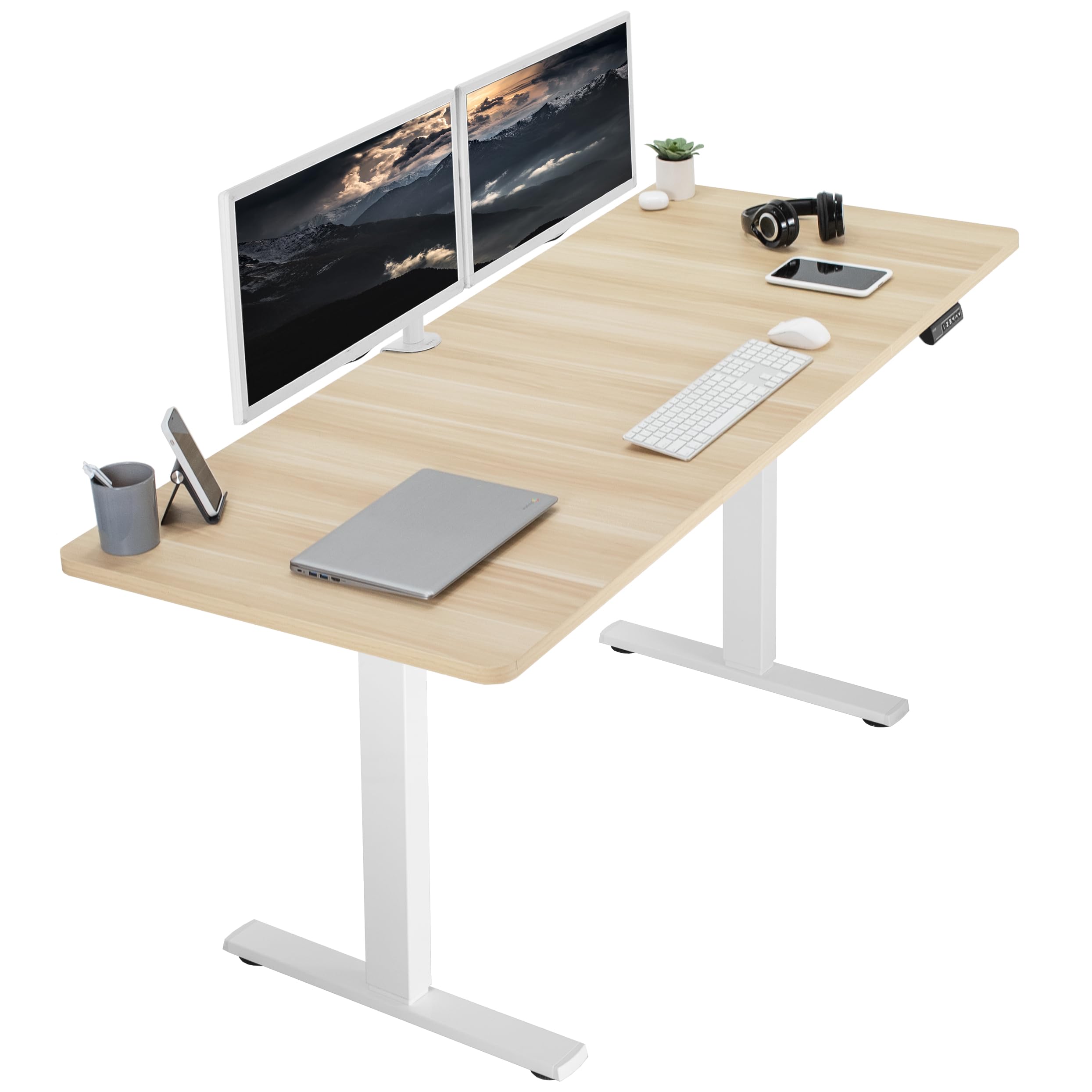 VIVO Electric 71 x 30 in Standing Desk, Memory