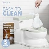 Jool Baby Real Feel Potty with Wipes Storage Sage Transition Seat view 4