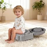Hibtn Travel Potty for Toddlers Portable Toilet Seat Lightweight Foldable view 3