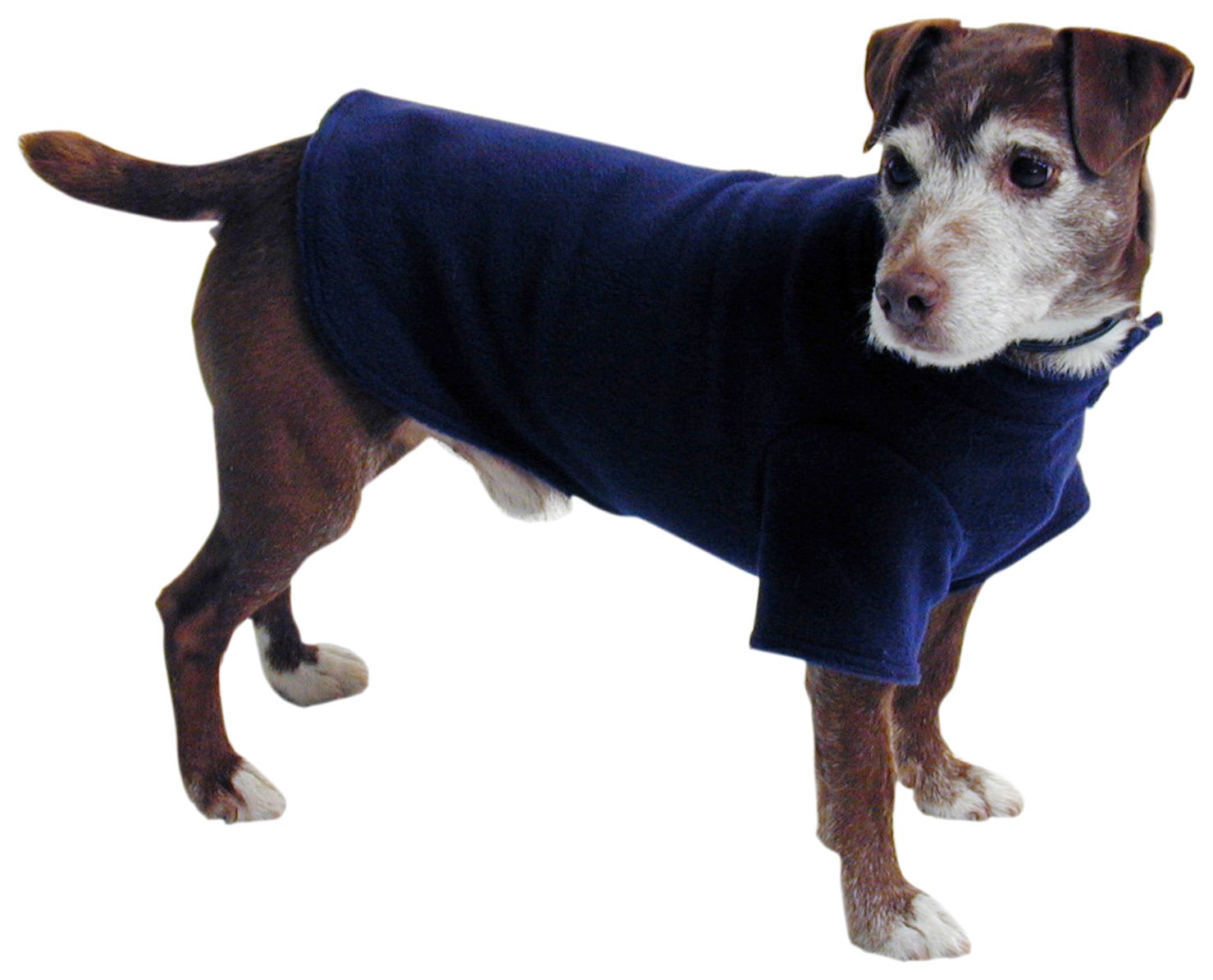 Cosipet Fleece Coat, 10-inch/ 25 cm, Blue