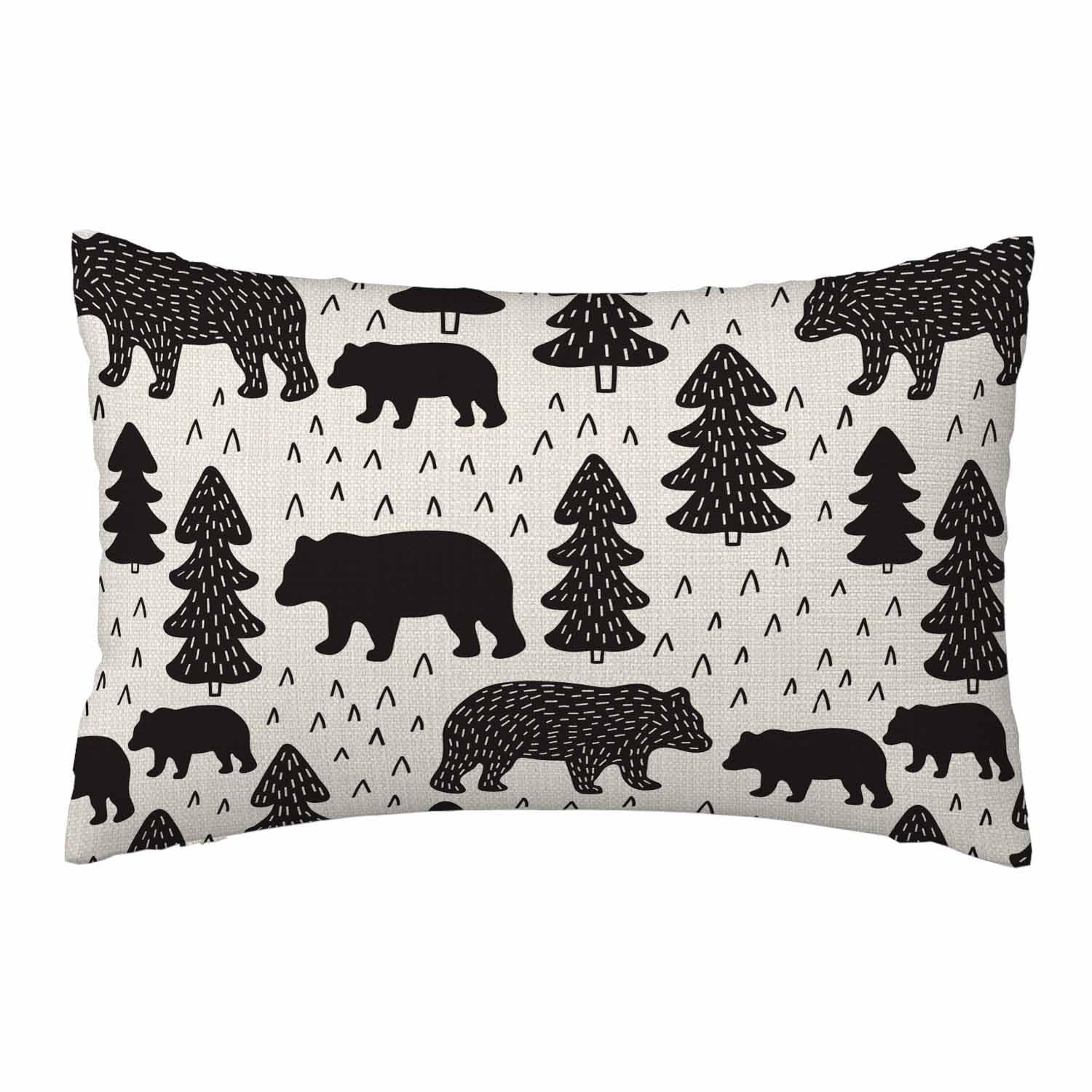 Photo 1 of *USED*
WILNURO Bears Pillowcase Rustic Woodland Mountain Grizzly Bear Super Soft Cozy Pillow Case Fade, Stain Resistant with Envelope Closure Pillow Cover King Size 20X36 Inches