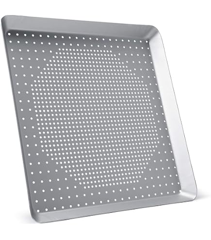 American Metalcraft 12" Square Sicilian Pizza Pan | Heavy-Duty Hard Coat Aluminum | 1" Deep - View #5