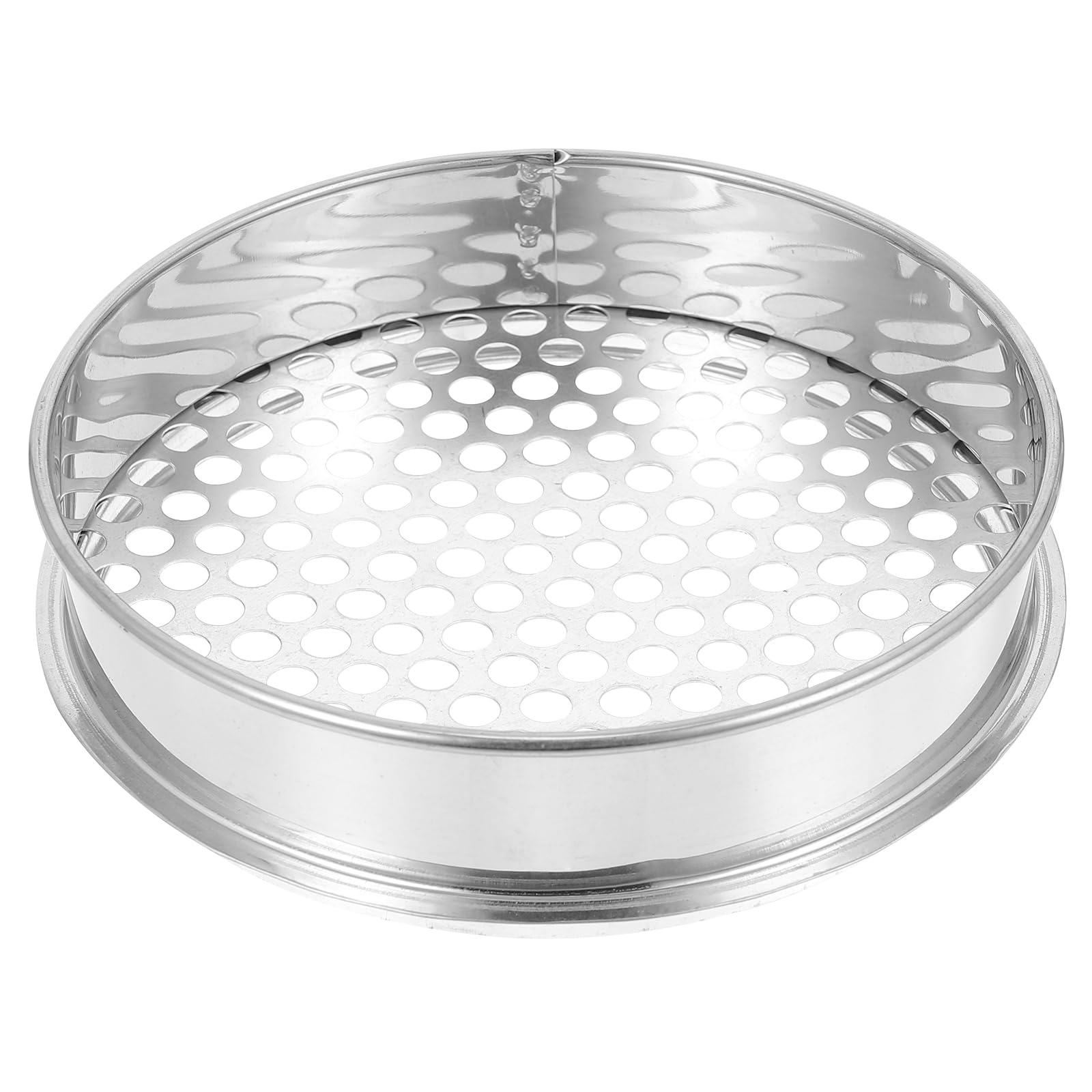 Holibanna Soil Sifter 7.87 Inch Round Hole Garden Sieve for Soil Screening Compost Grading Stone Removal Portable Garden Riddle Tool
