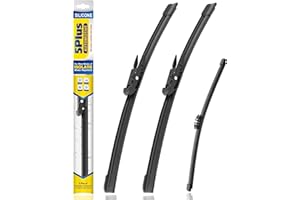 5 PLUS® Silicone Windshield Wipers Replacement for 2013 2014 2015 2016 2017 2018 2019 Ford Escape Wiper Blades(Set of 3),Automotive Replacement Windshield Wiper Blades For My Car-28"/28"/11"