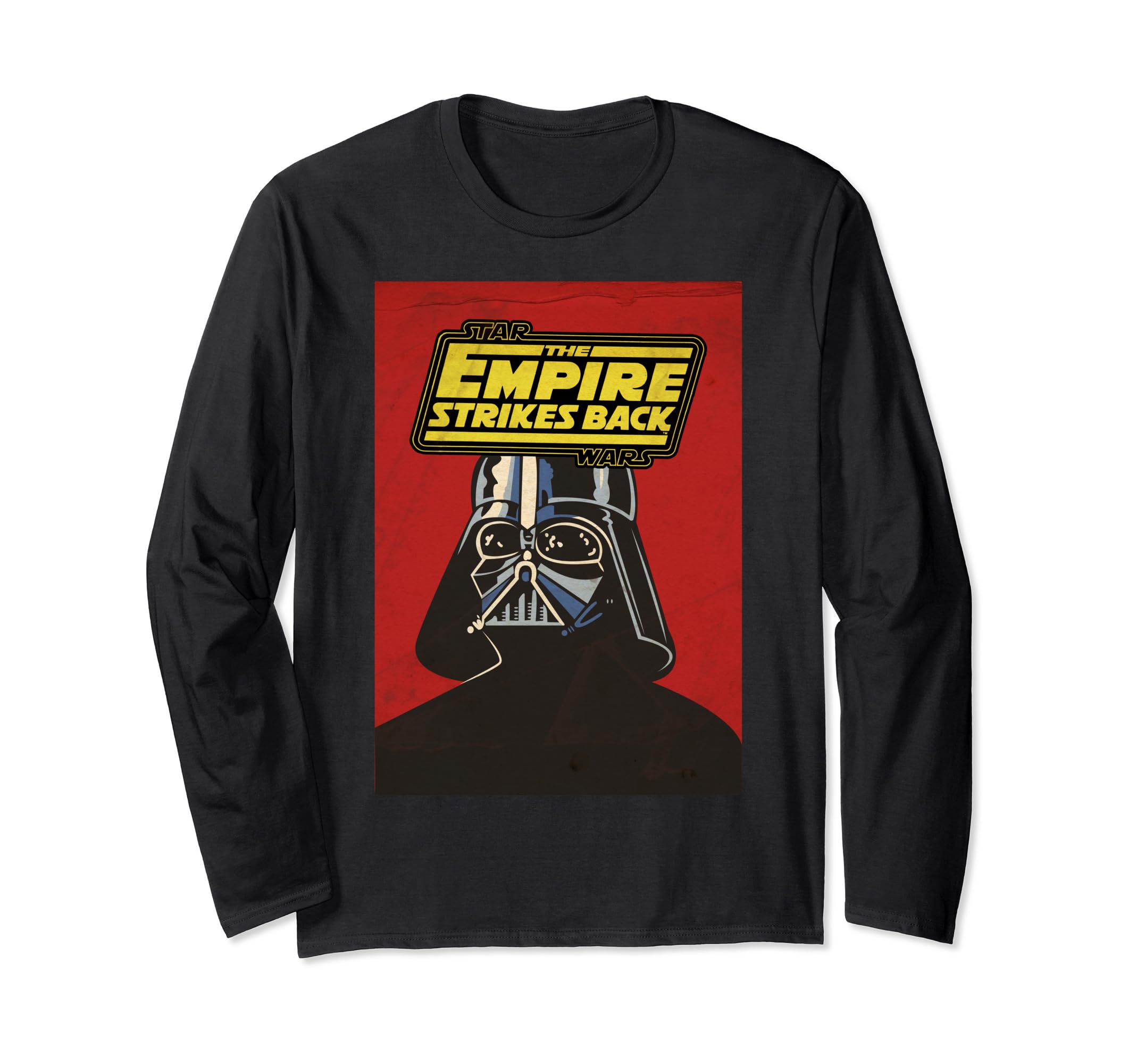 Star Wars Darth Vader Red Vintage Trading Card Long Sleeve T-Shirt