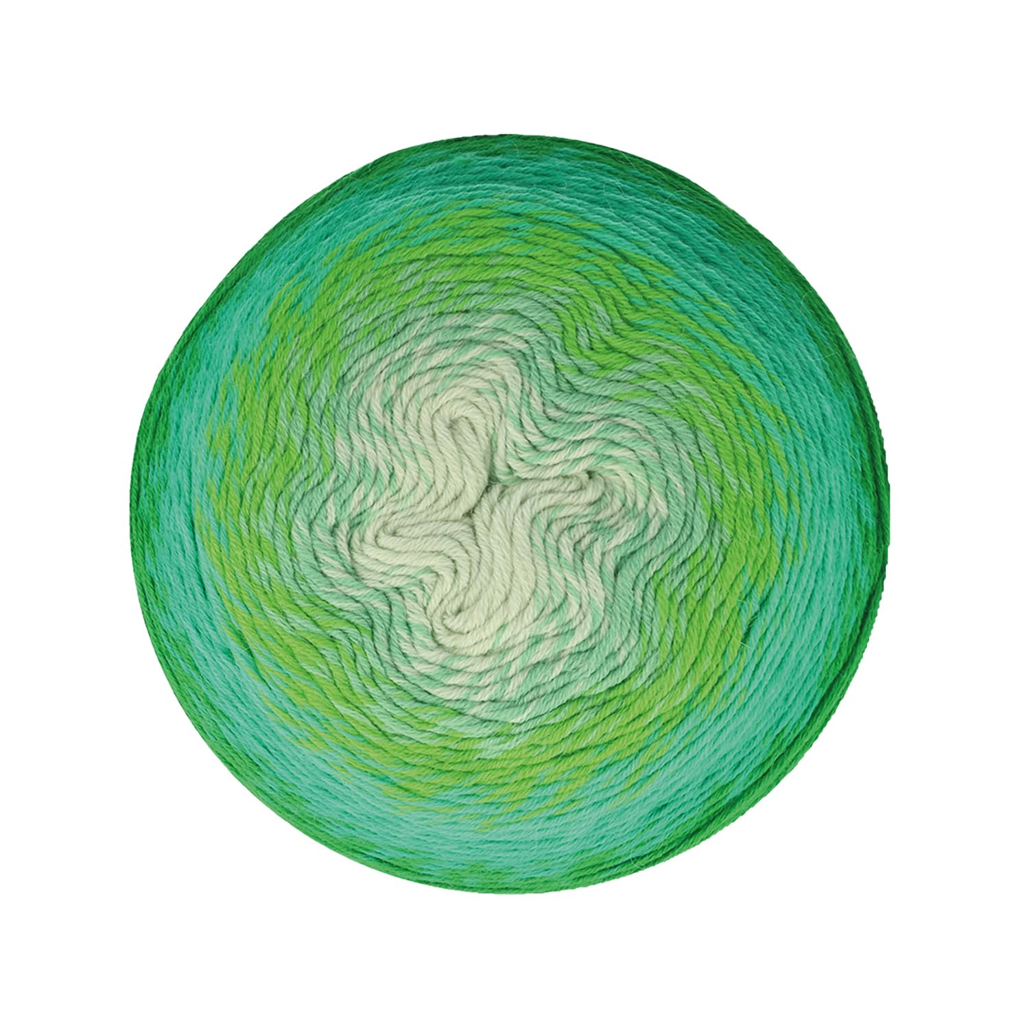 Scheepjes - Scheepjes Whirligig 207 Green to Blue Yarn Cake - 1 Piece