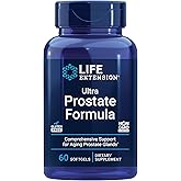 Life Extension Ultra Prostate Formula, Saw Palmetto for Men, pygeum, stinging Nettle Root, lycopene, Prostate Health, Urination Flow, PSA, Non-GMO, Gluten-Free, 60 softgels