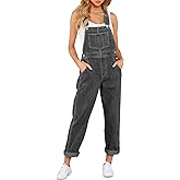 LookbookStore Women's Casual Stretch Denim Bib Overalls Pants Pocketed Jeans Jumpsuits