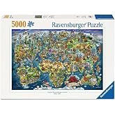 Ravensburger World Map 5000 Piece Puzzle for Adults