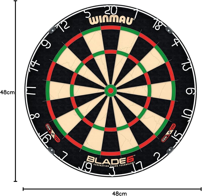 | Darts Blade 6 | Cible de Fléchettes Sisal Professionnelle