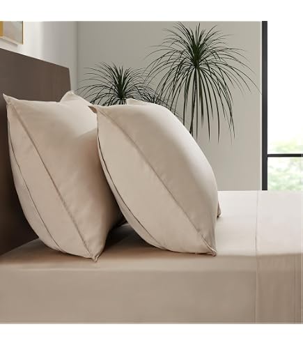 Tafts 100% Bamboo Viscose Standard Pillowcases - 2-Pack, Cooling, Silky Soft With Envelope Closure - View #4
