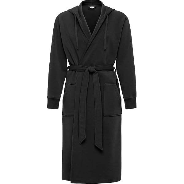 Damen-Bademantel Mit Reißverschluss & Kapuze – Aus Dickem Fleece, Extra Lang, Mit Großen Taschen, In Übergröße Erhältlich