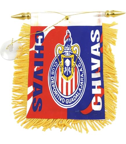 Fanion Chivas Guadalajara (Mexique) – 37 Cm – Football