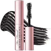 Too Faced Better Than Sex Volumizing and Lengthening Mascara | Vegan Formula, Dramatic Volume and Length|Cruelty-Free Eye Makeup + Hourglass Brush for False Lash Effect, Black, Travel Size, 0.17 Fl Oz