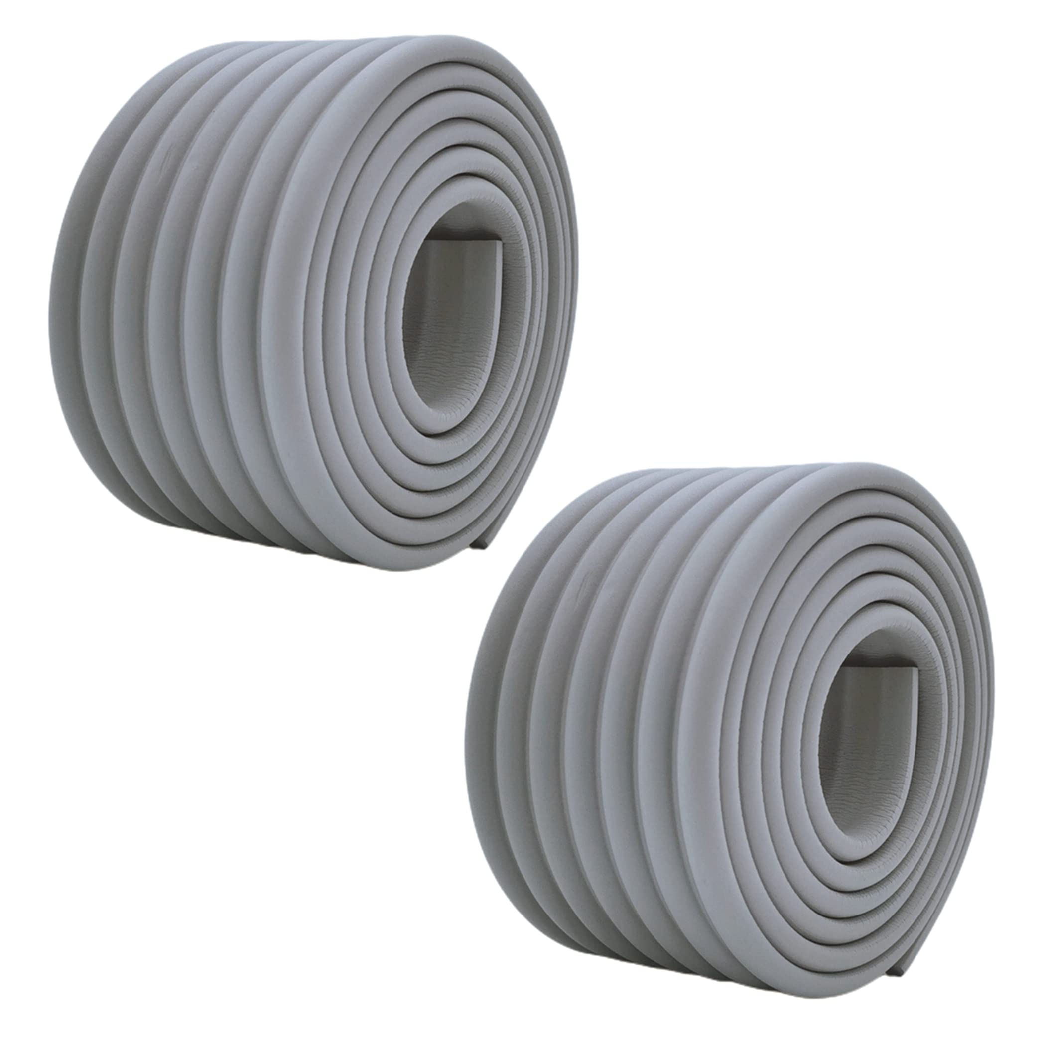 M2cbridge Multifunctional Edge and Corner Guard Coverage Baby Safety Bumper DIY 6.5 Ft (Grey (6.5ft x 2)) — image 1