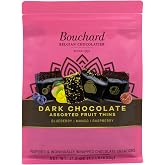Bouchard Dark Chocolate Fruit Thins, Blueberry, Mango &amp; Raspberry, 21.2 oz (1.3 lb/600g)