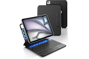 Dexnor Keyboard Case for iPad Air 11 inch (M3 2025/M2 2024) & iPad Pro 11 (4th/3rd/2nd/1st Gen) & iPad Air 5th/4th Gen Case w
