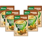 Knorr Goracy Kubek Borowikowa Hot Cup Porcini Mushroom Soup w Croutons 15g Bag (5-Pack)