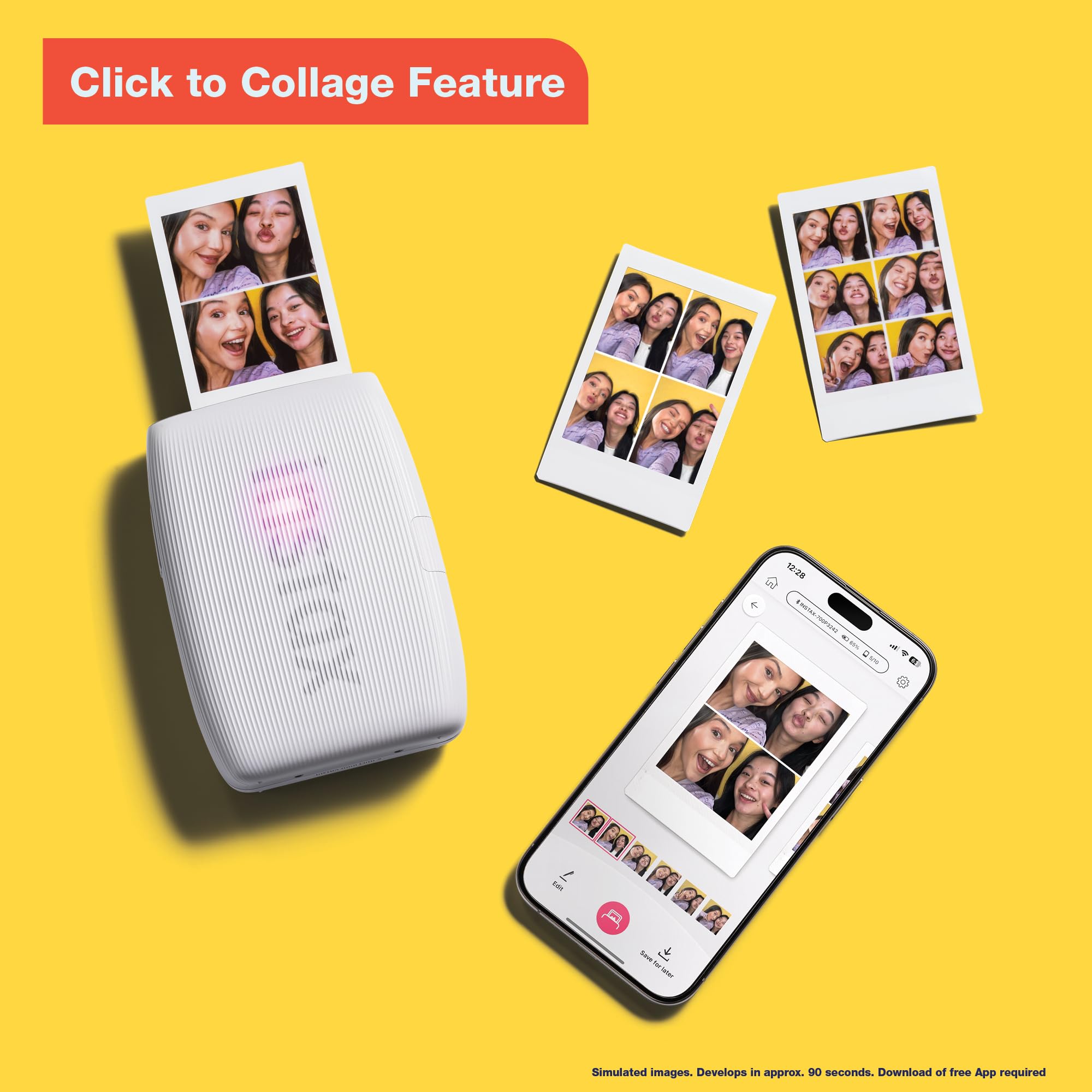 Fujifilm Instax Mini Link 3 Smartphone Printer - Sage Green