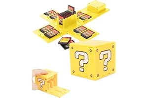 COEULSE Game Card Holder for Nintendo Switch - 16 Game Card Case Storage Cube, Portable Organizer for Switch Lite