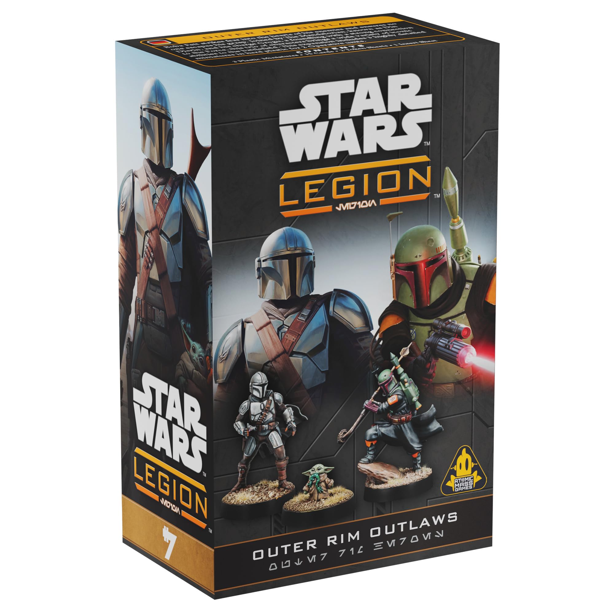 Asmodee, Star Wars Legion - Outer Rim Outlaws, Tabletop Miniatures Expansion, Ages 14 plus, 2 Players, 3 Hours Playing Time
