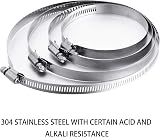 Friusate 8 Pcs Jubilee Clips Stainless Steel Hose Clamps 72-165mm Adjustable view 4