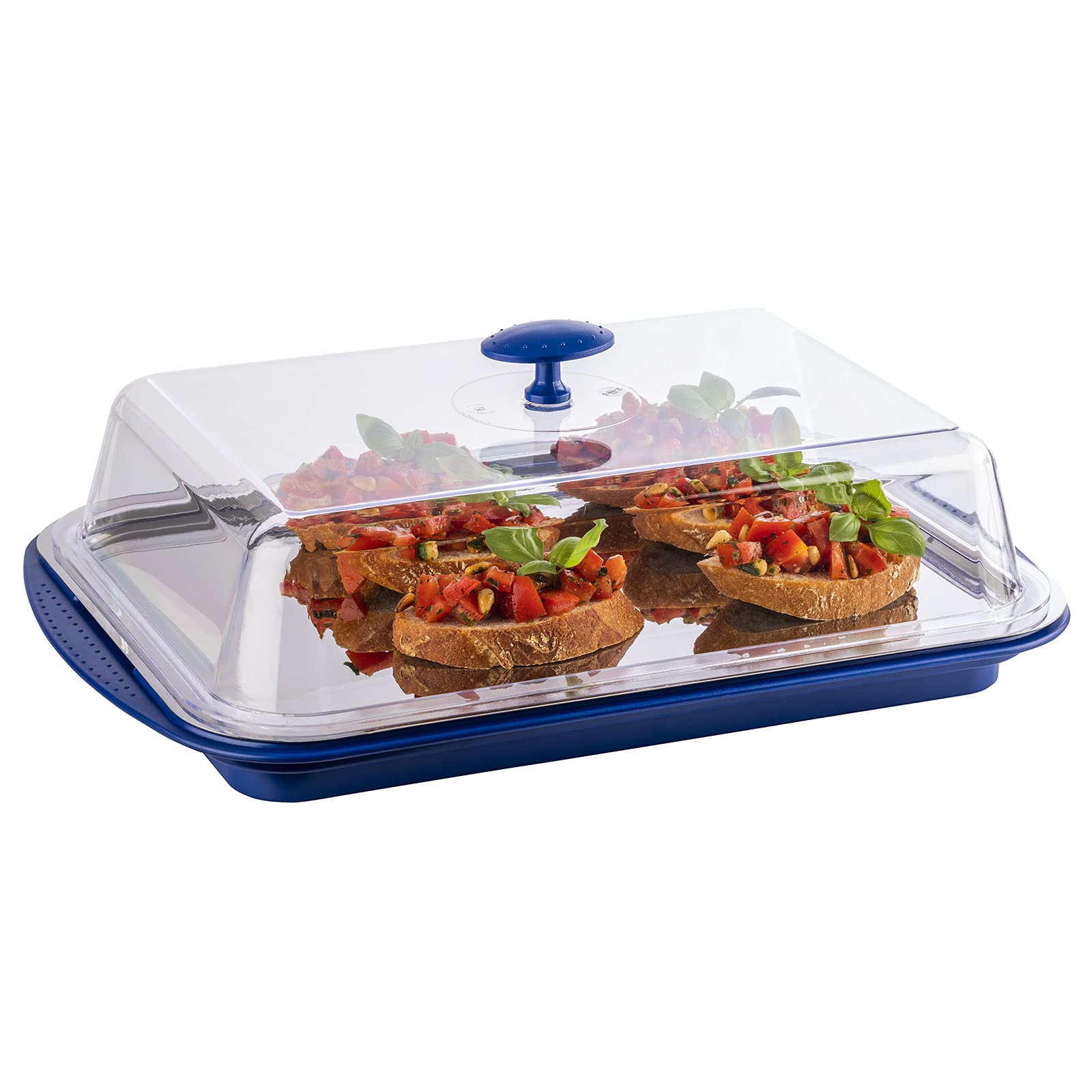 APS 9090 stainless steel thermal system 43cm x 19cm, blue, 2 pieces